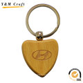 Various Shapes Engraved Wood Keychain